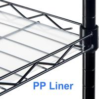 Estantería de metal de 6 niveles, unidad de almacenamiento de cocina de alambre, estante de pie resistente para organización de lavandería (plateado) - details 19