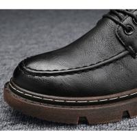 Vintage Hombres Zapatos de cuero de negocios Casual Jóvenes Zapatos de moda - details 1