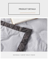 Manta de Cuadros de Verano Wostar Material de Poliéster Suave Cubierta de Cama de Lujo - details 10