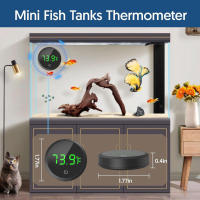Aquarium Electronic Thermometer with 0-60 Degrees Temperature Range Design for Bedroom Living Room Desktop - details 1