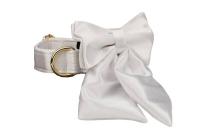 Conjunto Arneses de Seda de Lujo para Perros y Gatos Alta Calidad, Blanco, Tallas XS-XL - details 3