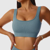 Sujetador Deportivo FKAFIT para Mujeres con Soporte Medio y Copas Desmontables Top de Entrenamiento y Yoga en Nylon Adecuado para Múltiples Actividades - details 8