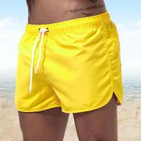 Pantalones cortos de natación para hombre, ropa interior de natación, pantalones cortos de secado rápido, traje de baño, cordón transpirable con bolsillos, surf de verano - details 10