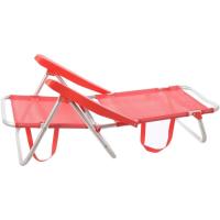 Pack 2 Sillas Playa Plegables |   Ligera Portátil |   Baja y Reclinable de 4 Posiciones |   para Camping, Piscina, Terraza o Jardín Azul - details 15