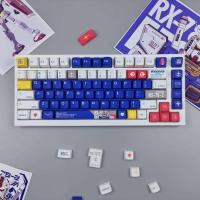 Anime ams 140-key SDA Profiled PBT Heat-sublimation Customized MX Switch nical Gaming Keyboard Keycaps - details 1