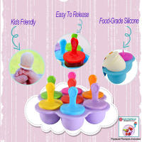 Molde de silicona reutilizable para polos, bandeja para hacer helados, molde para mordeduras de huevo para niños, grado alimenticio, DIY - details 2