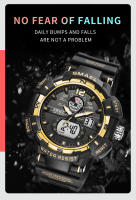 Reloj de pulsera deportivo para hombre Smael resistente al agua con función de alarma y fecha multifunción cuarzo dualtime - details 4