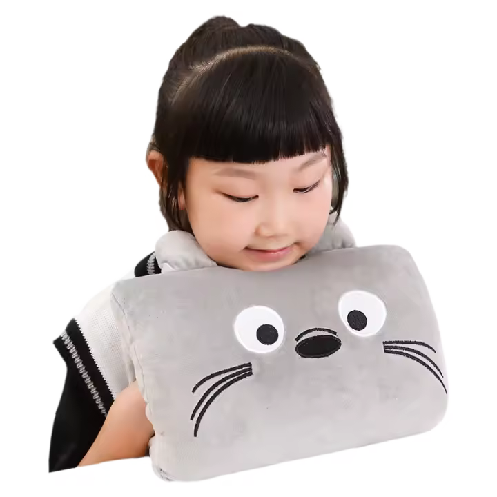 Nueva Encantadora Almohada De Plush Para Manos Calientes Muñeco De Peluche Animal De Dibujos Animados Para Niñas Y Niños Juguetes Regalos Para Invierno - 1