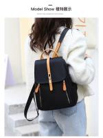 Mochila Oxford negra impermeable para mujer, bolso escolar antirrobo de gran capacidad, bolso de viaje, bolso de hombro - details 17