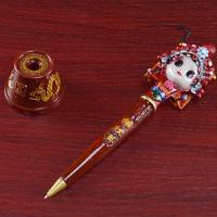 Bolígrafo de maquillaje facial de la Ópera de Pekín, bolígrafo de personaje de ópera de dibujos animados versión Q de estilo chino, regalo creativo - details 12