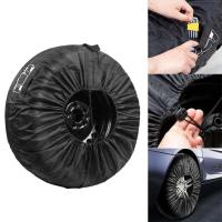 Funda protectora para llanta de repuesto de coche, bolsa de advertencia con asa de transporte, 13-23 pulgadas - details 1