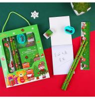 Juego de Papelería Navideño Portátil de 6 Piezas Regalo de Estudiantes para Aprender - details 6