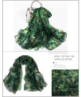 BYSIFA Pañuelo de Seda Emeralda Largo de Moda para Mujer Primavera/Verano - details 0