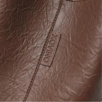 Bolso de hombro Vintage de gran capacidad para mujer, bolso cruzado informal de cuero PU, Color sólido, bolso de compras con asas - details 11