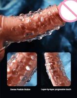 Embalaje privado SEXY anillo de manga agrandamiento gránulo clítoris punto G estimular la eyaculación retardada tapón Anal juguetes para hombres Sex Shop - details 8