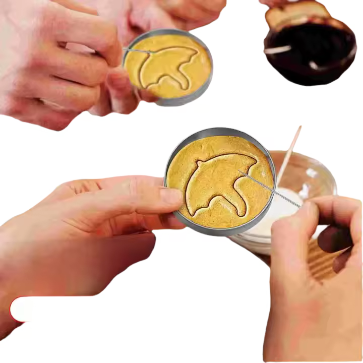 Molde De Galletas De Azúcar Horno De Alimentos Kit De Juego De Hacer Miel Y Biscochos De Acero Inoxidable Herramienta De Cocina - 1