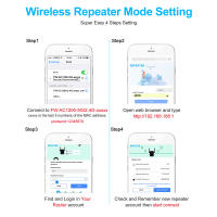 Extensor de señal Wifi de largo alcance, enrutador amplificador de 2,4 Mbps, 300Mbps, 5Ghz, 1200G - details 9