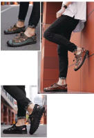 Sandalias de cuero para hombre, calzado deportivo ligero, antideslizante, transpirable, para playa y exteriores, Verano - details 4