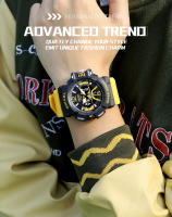 Relojes deportivos digitales LED de estilo informal, reloj electrónico de moda, de cuarzo multifunción, resistente al agua hasta 50M - details 1