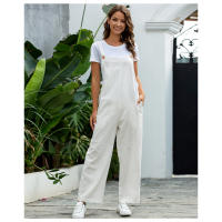 Ropa de mujer europea y americana Retro Casual pantalones de tirantes largos - details 17