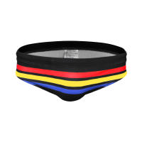 Jessborn pantalones de natación para hombre, bañador sexy a rayas, traje de baño profesional para entrenamiento en la playa, primavera caliente - details 4