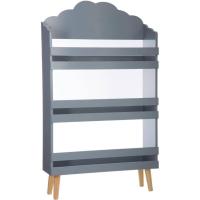 Createur d'Interieur Biblioteca 3 Estantes de Madera, Motivo Nube, Color Blanco - details 7