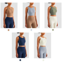 Hamidou Sujetador deportivo Sexy para mujer, Top elástico ajustado para gimnasio, sujetadores de Yoga, Top corto, ropa elástica, ropa interior deportiva para mujer - details 2