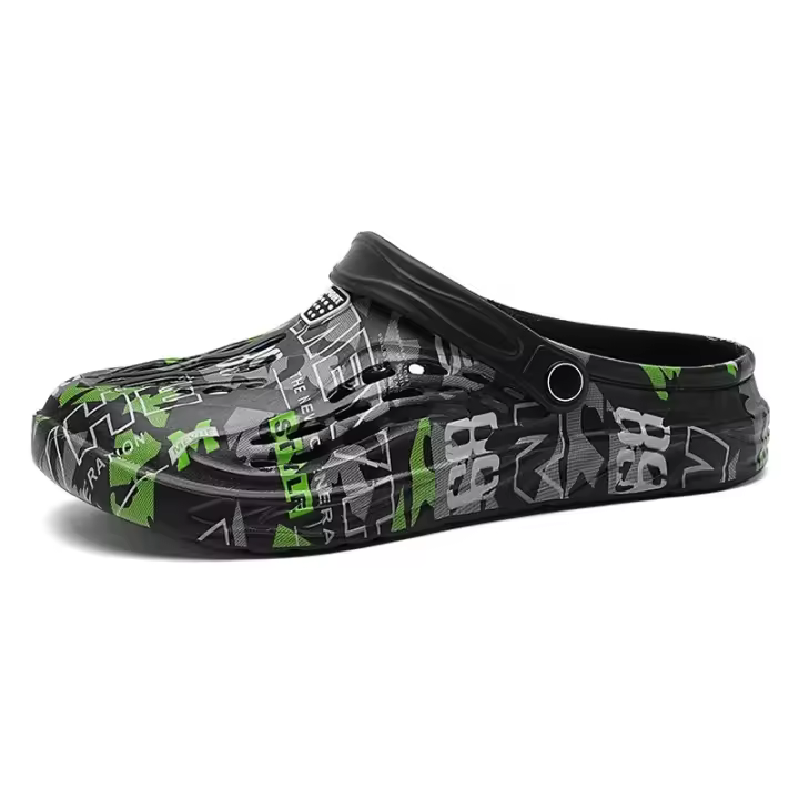 Más el tamaño 49 nuevas zapatillas de los hombres de verano al aire libre suelas gruesas antideslizantes zapatos de playa Casual sandalias Eva suave zapatillas zuecos - 1