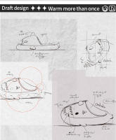 Zapatillas de tiburón con suela gruesa antideslizante y resistente al desgaste, divertidas y de dibujos animados. - details 7