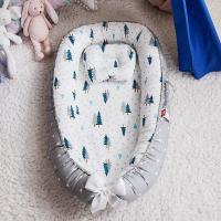 Baby Nest Bed with Pillows Portable Travel Crib Detachable Washable Infant Cotton Cradle Anti Pressure Toddlers Isolation Crib - details 18