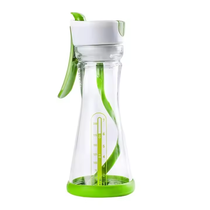 Batidora con contenedor de jugo, Botella Mezcladora a prueba de fugas con escala, taza mezcladora Manual, agitador de aderezo para ensaladas - 1