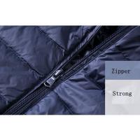 Chaqueta de plumón ultraligera para hombre, cortavientos de plumas, abrigo cálido portátil ligero, 5XL, 6XL - details 2