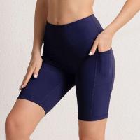 Pantalones de Yoga sin Costuras CHRLEISURE Shorts de Ciclismo Elásticos con 3 Bolsillos para Mujeres Leggings de Color Sólido - details 15
