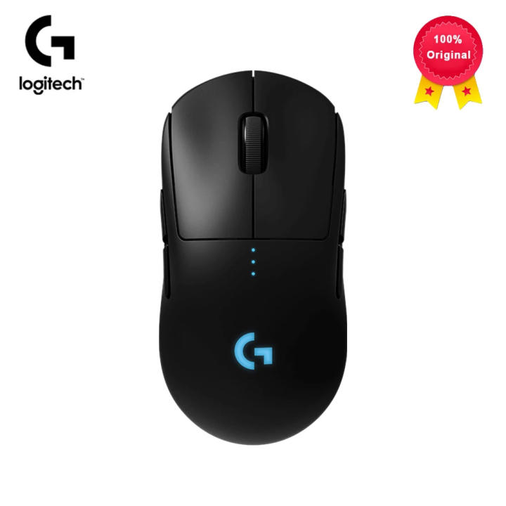 Logitech G PRO con RGB, modo dual con sensor de velocidad de luz HERO 16K DPI, compatible con PowerPlay