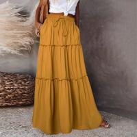 Falda Maxi con Volantes Vintage de los 90 Estilo Boho de Cintura Alta con Paneles Superpositos - details 7