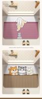 Pie absorbente de baño de diatomita suave rpet para baño, inodoro, dormitorio - details 5