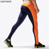 Ganyanr-mallas deportivas para hombre, pantalones largos de compresión para correr, Yoga, baloncesto, gimnasio, Fitness - details 2