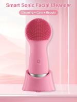 Cepillo de limpieza eléctrica 3D de silicona, 7 niveles, resistente al agua, removedor de maquillaje y espinillas, limpieza de poros, cuidado de la piel Facial, carga USB - details 3
