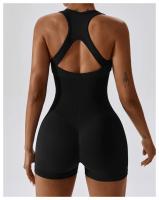 Traje de Yoga para Mujer de Un Pieza Sin Costuras Elástico Alto Integrado con Encanto Espalda Ajustado Set de Traje de Sports Material de Nylon - details 32