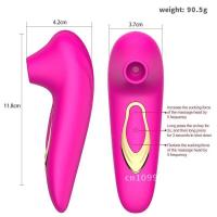 Empaque privado Dispositivo de succión de rosa de masaje fuerte y sexy para extractor de leche Estimulación del clítoris del punto G Juguete para adultos de silicona ABS en varios colores - details 11