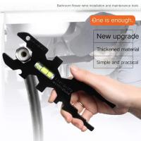 Manguera de reparación de ducha, llave para grifo, tuerca de plástico de acero con alto contenido de carbono, carrete, llave de burbujeador, aflojador ajustable - details 10