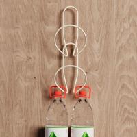 Práctico organizador de sombreros con ventosa de hierro, apilable, sin perforaciones, soporte de exhibición para sombreros, estante de almacenamiento para sombreros que ahorra espacio para el hogar - details 3