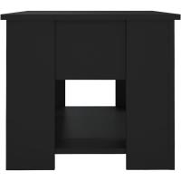 Mesa de centro, mesa auxiliar, consola lateral, salón, sofá, sala de estar, cafetería, muebles, mobiliario, madera contrachapada blanca, 79x49x41 cm - details 22