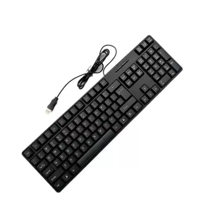 Teclado De Juego Con Teclas De Letras En Español Francés Ruso Árabe 104 Teclas Cableado USB Para Computadora ZUID - 1