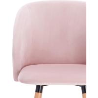 Terciopelo, Sillón Ergonómico con Respaldo y Brazos para Salón y Dormitorio, Estilo Nórdico, Patas de Madera - details 2