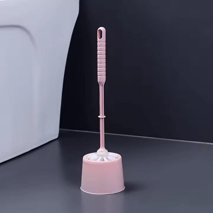 Cepillo Para El Inodoro Con Soporte, Cepillo Para El Inodoro Con Mango Largo, Cepillo Para El Baño - 1