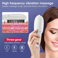 Cepillo de Masaje para Piel con Tecnología de Luz Azul y Roja Herramienta de Estilo Eléctrico para Prevención de Pérdida de Cabello y Crecimiento del Cabello - details 15