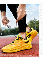 Las zapatillas para correr para hombre ligeras y transpirables, con plantillas inflables que absorben los golpes y amortiguan, son cómodas y duraderas. - details 38