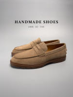 Mocasines de alta gama, cuero genuino, piel de vaca de primera capa, zapatos de moda hechos a mano con un pedal. - details 35