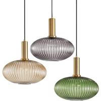 Lámpara colgante de vidrio,Lámpara colgante de vidrio Verde y enchufe dorado Lámpara de techo Candelabro - details 22